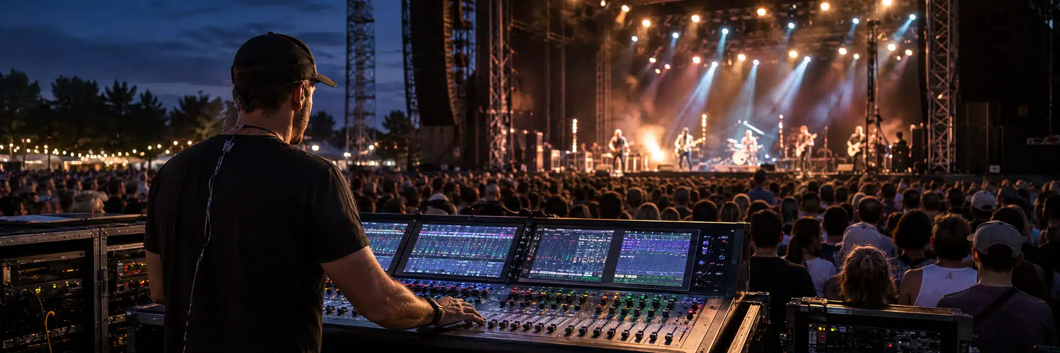Live sound setup for Raleigh-Durham events by Stylus S.E.